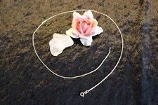 Silberkette Venezianische Kette Halskette Sterlingsilber 925 60cm Ø1,2mm  6,3g