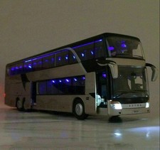 Stadt Reisebus Spielzeug Modell Fahrzeug Ride A Kutsche 1:32 Maßstab Kinder Toy