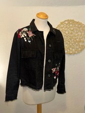 Bershka Damen Jeansjacke