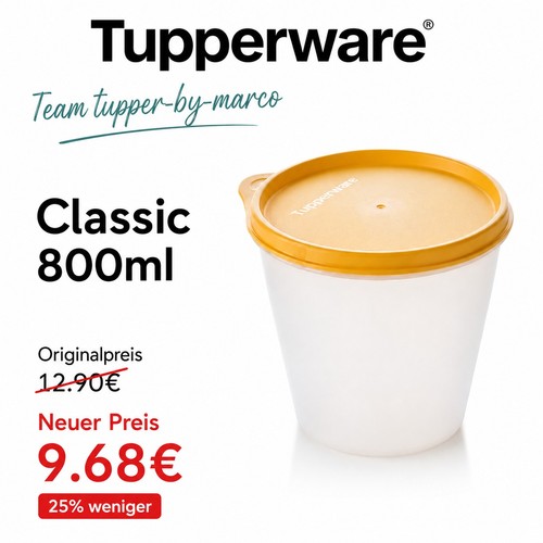 Tupperware classic 800 - tupperware,