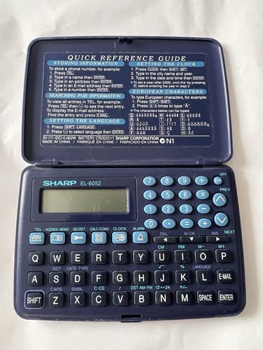Sharp 6052 electronic - sharp,