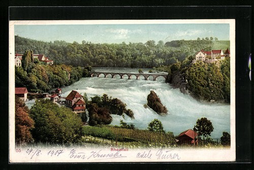 Schaffhausen rheinfall aus - rheinfall,