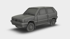 Fiat Panda 4x4 1991 Bausatz 3D