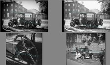 4 Foto Abzüge DDR Bernau BMW