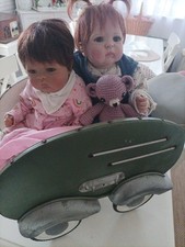 2 laura lee wambach Puppen Plus Antiker Puppenwagen