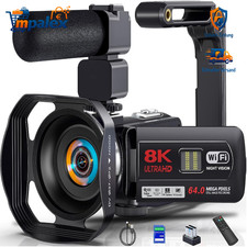 8K Videokamera mit WiFi 3 Zoll