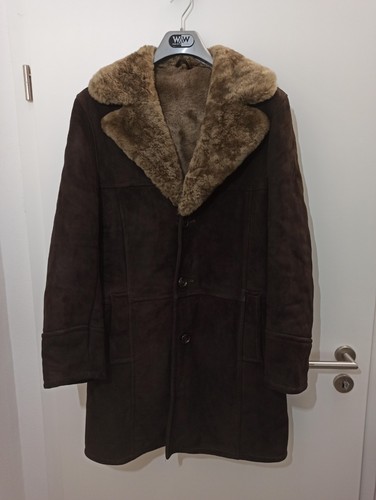 Herren ledermantel pelzmantel - ledermantel,,