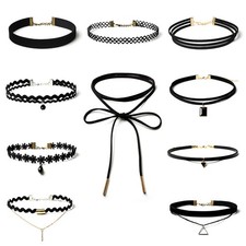 10 Stück Choker Kette Damen