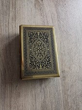 Vintage Zigarettenetui / Schachtel Messing Und Holz