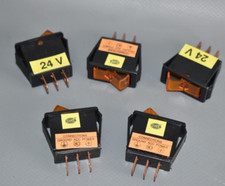 5x Hella 24V Kippschalter Wippschalter PKW LKW Bus Oldtimer Traktor Fach #A2