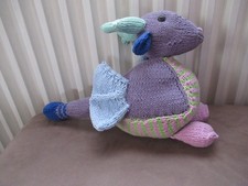 Drache,gestrickt,Kuscheltier, Höhe ca. 22 cm, Handarbeit