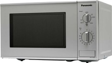 Panasonic Mikrowelle Grill 20L 800W Silber Kombi NN-K121MMEPG Drehteller