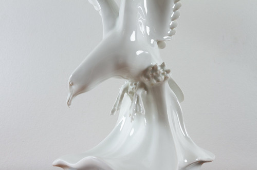 Meissen porzellanfigur möwe - porzellanfigur,