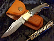 Damastmesser Taschenmesser Jagdmesser Damast-taschenesser  Klappmesser   (T52s)