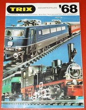 Trix Gesamt Katalog 1968 Express Modell-Eisenbahn Mini Baukasten Rennsport
