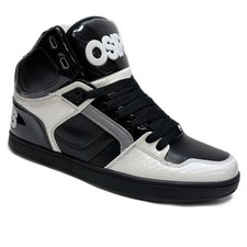 OSIRIS SCHUHE NYC 83 CLK BLACK WHITE CARBON SNEAKER (UK 5 EUR 38)