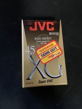 JVC High Energy Super Magnetite 45 XG Super VHS (SVHSC)