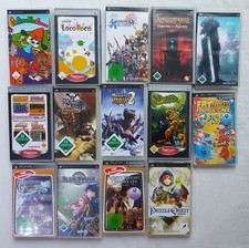 14 Sony Playstation Portable PSP Spiele Final Fantasy Locoroco Monster Hunter