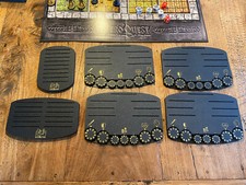 HeroQuest Helden Dashboard Komplettset - 4 Kartenhalter / Charakter-Dashboards