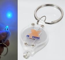 4x UV LED Licht Lampe mini Format Schlüssel Anhänger Kaltlicht Geldschein Prüfer