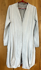 Damen Shirtmantel Longjacke Designer nook Größe L 42 hellgrau