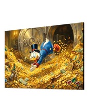 Dagobert duck leinwand bild - leinwand,