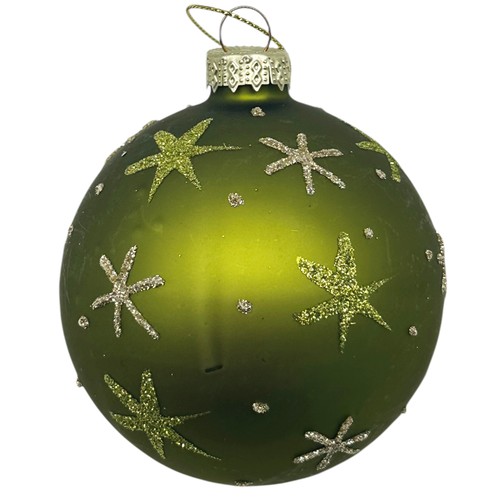 Glas christbaumkugel sterne - glas, "sterne"
