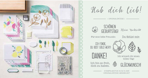Stampin kartenset grüsse - stampin,