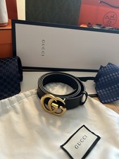 Gucci Gürtel, Schwarz, Leder