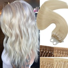 Echthaar Microring Loop