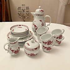 Reichenbach Kaffeeservice Geschirr Set für 6 Personen