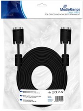 Mediarange VGA Monitor Kabel 15 m schwarz