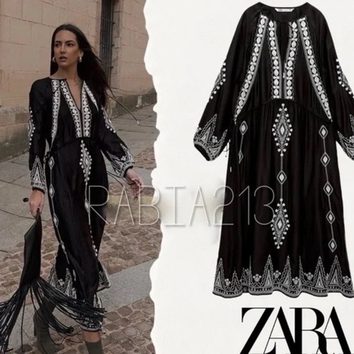 Zara bloggerkleid marokkanisch - zara,