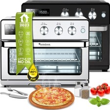 Heißluftofen 32L Pommes Mini Backofen Heiß Luftfritteuse Airfryer Power Heiss