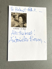 ANTOINETTE BOWER "Star Trek" original signed Briefkarte 10x15 Autogramm