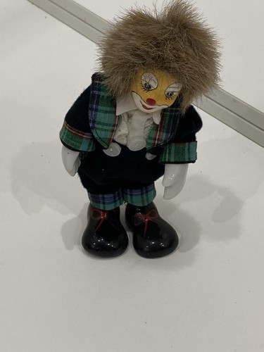 Vintage clownpuppe mit - vintage-clownpuppe,