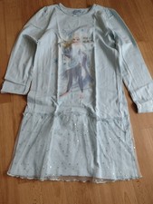 Frotzen - Kleid Elsa 134/140 in hellblau mit Motiv und Tüllrock, Neu