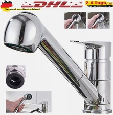 Niederdruck Küchenarmatur Wasserhahn Küche 360° Ausziehbar Brause Einhandmischer