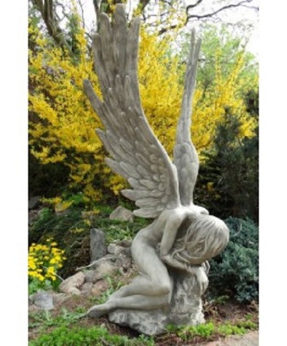 Engel serafina steinfigur - serafina,