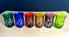 6 farbige WMF Cristal Cabinet