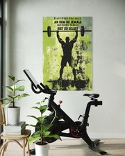 Fitness Leinwandbild Gym