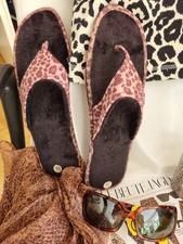 Flip Flops, Pantoletten ,Victor Odil, Größe 40 Leo Muster Neu 