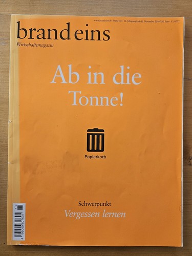 Brand eins heft november - brand,