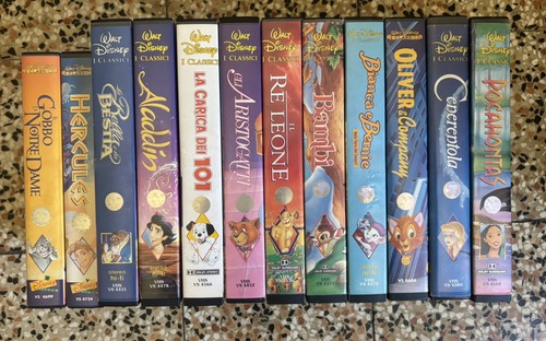 Vhs disney titel teils - vhs, 12
