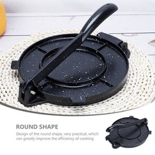 Pizzapresse Kuchenpresse Teigpresse Pizzateig Presse Tortillapresse Black NEU