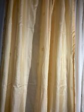 2er-Set Vorhänge mit Schlaufen Dekoschal transparent apricot 204x140 cm