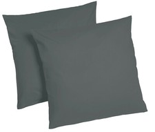 2er Pack Baumwolle Renforcé Kissenhülle Kissenbezug Deko Kissen Bezug Bezüge RV