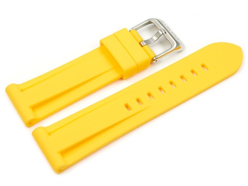 Kautschuk uhrenarmband gelb - kautschuk-uhrenarmband,