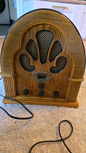 Retro tischradio mit - am/fm,