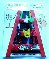 Plastik Party Glas Marker Markierer Schneemann Schmetterling Kleeblatt W Berlin